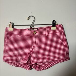 Pink Gingham Shorts